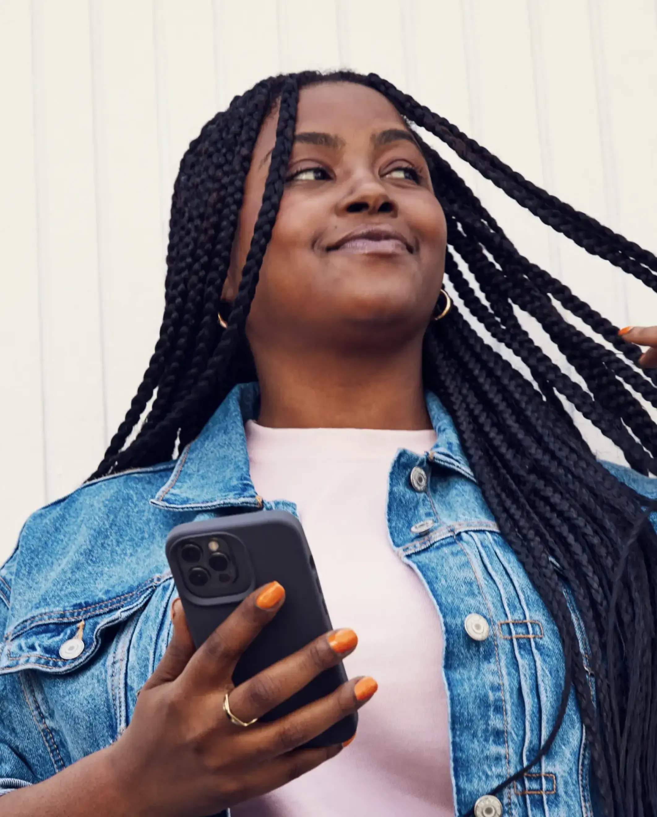 Illustration of hand pointing at crypto coins