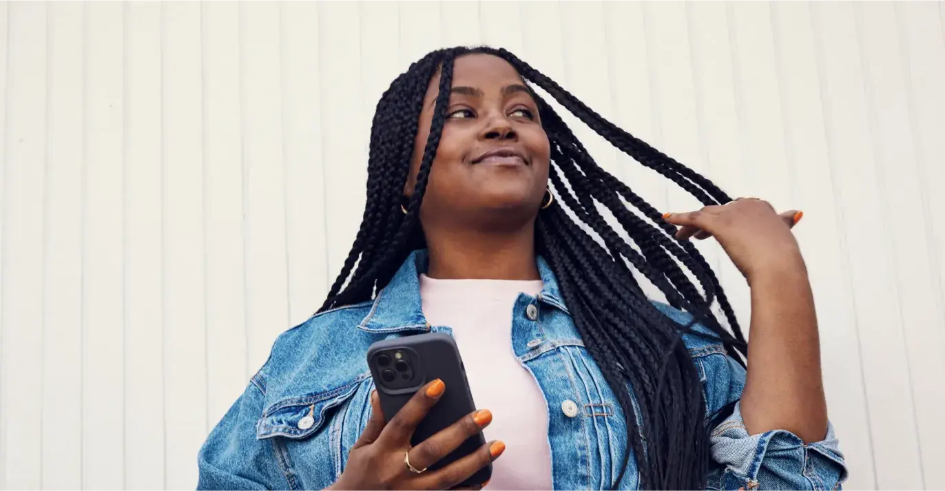 Illustration of hand pointing at crypto coins